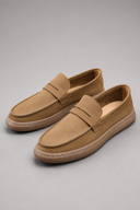 Men’s premium minimalist penny loafers with refined luxury casual silhouette by Thorvyn