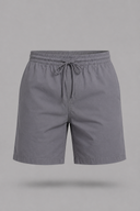 Men’s premium white linen shorts with relaxed tailored fit and adjustable drawstring waistband by Thorvyn