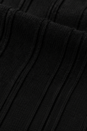 Men's ribbed knit polo featuring a structured collar, quarter-zip fastening and a tailored silhouette.