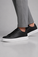 Men’s premium minimalist low-top sneaker with clean luxury silhouette by Thorvyn