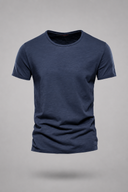 Men’s premium essential t-shirt with minimalist tailored fit and soft-touch fabric by Thorvyn