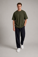 Men’s premium oversized heavyweight hoodie with minimalist luxury silhouette by Thorvyn
