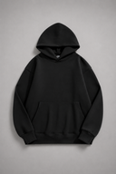 Men’s premium oversized heavyweight hoodie with minimalist luxury silhouette by Thorvyn