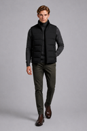 Men’s premium insulated puffer vest with minimalist design and structured collar by Thorvyn