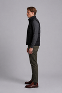 Men’s premium insulated puffer vest with minimalist design and structured collar by Thorvyn