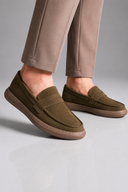 Men’s premium minimalist penny loafers with refined luxury casual silhouette by Thorvyn